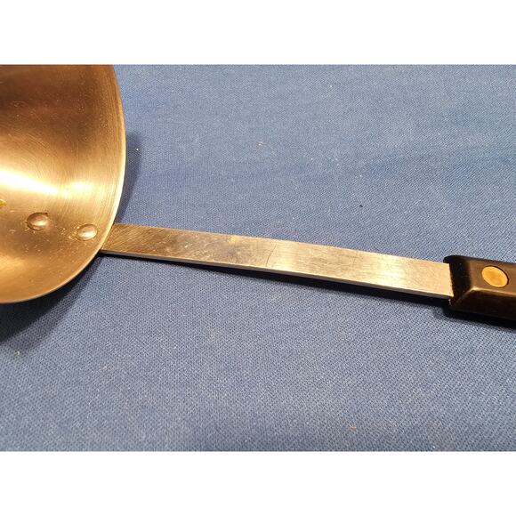 Vintage Royal Brand Sharpcutter Stainless Steel Soup Ladle w/Plastic Handle - Picture 4 of 9